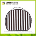 2014 hot sale cosmetic bag white & black strip printing cosmetic bag